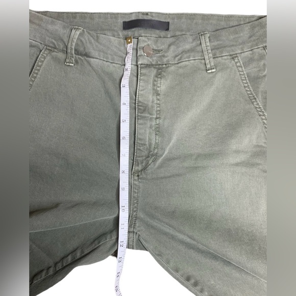 Joe’s Jeans High Rise Crop Jeans Green Size 30 The Slim Kick Ankle Trousers - Picture 5 of 9